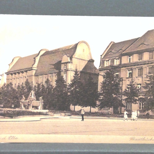 Aussieg an der Elbe Stadtbücherei JW 500189 C