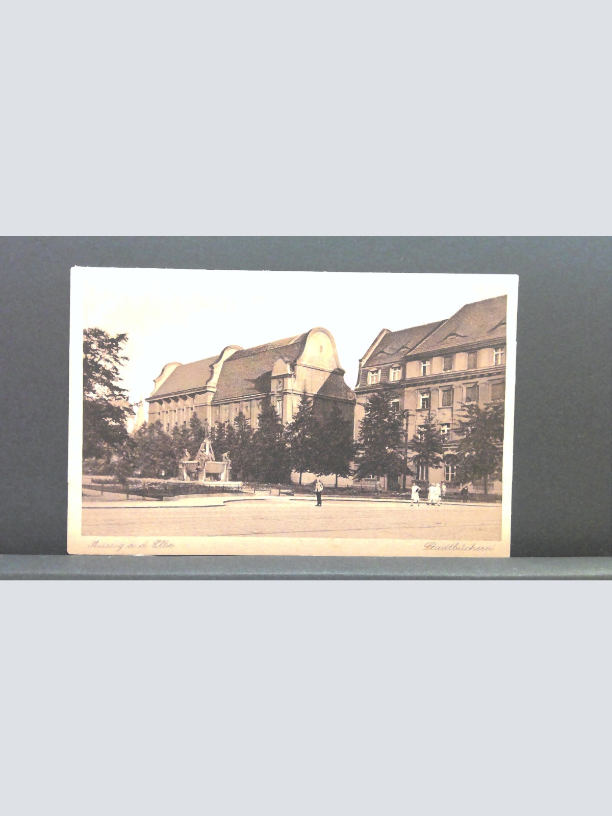 Aussieg an der Elbe Stadtbücherei JW 500189 C