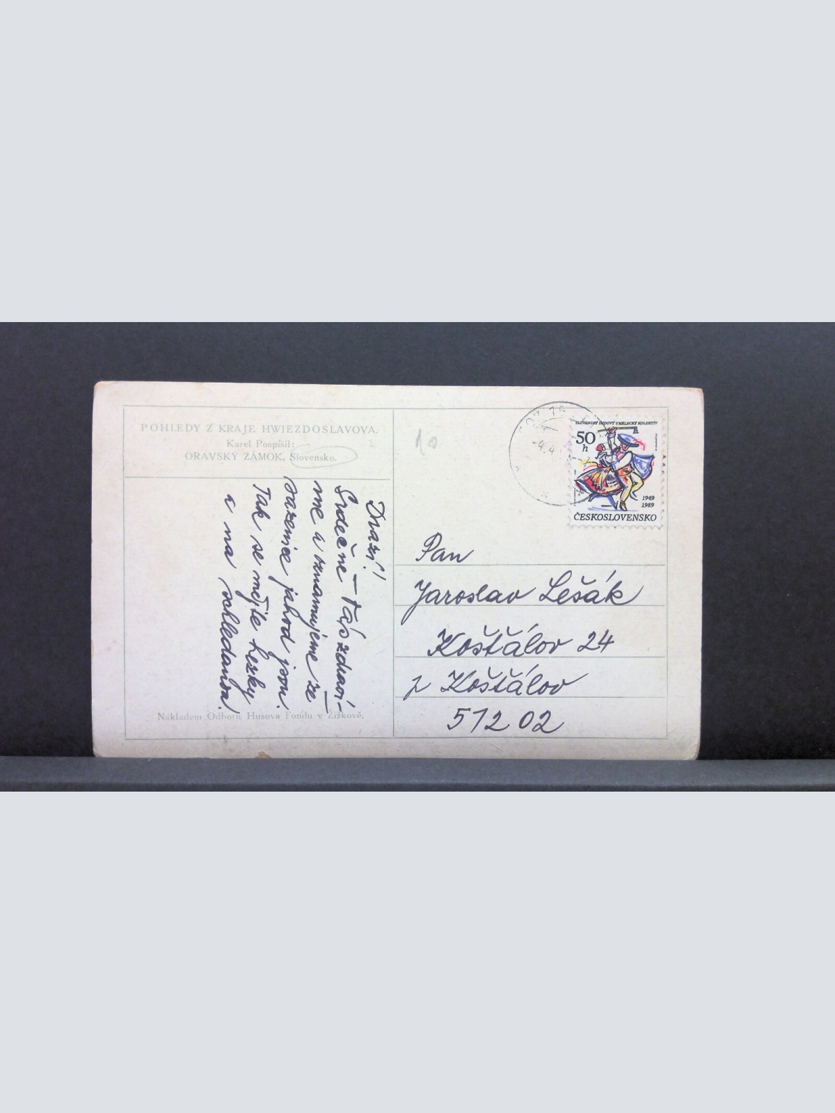 Karel Pospisil Oravsky Zamok Slovensko Gemälde JW 650443 C