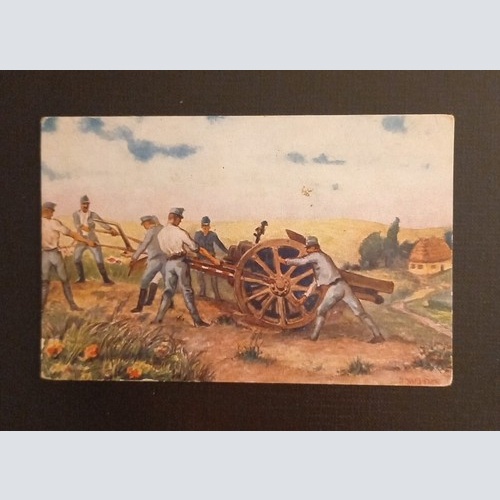 Feldkanonenregiment Soldaten Kanone 165539 H