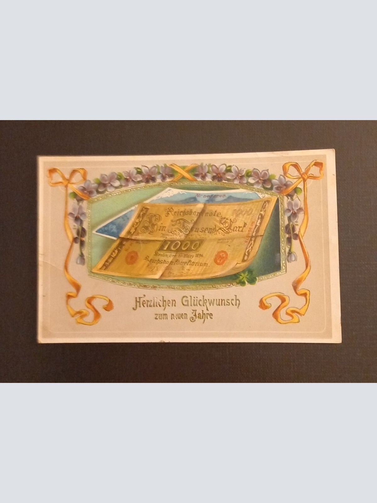 Glückwunschkarte Banknote 165498 H