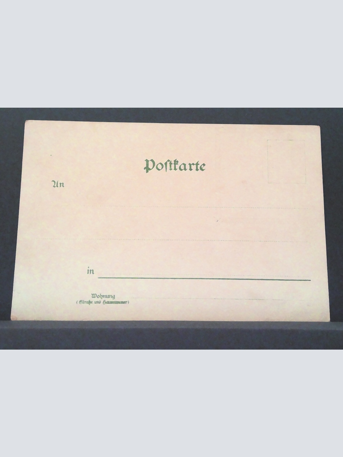 Bismarck Trauerkarte Gruss aus Hamburg Neues Rathaus Gemälde JW 500244 C