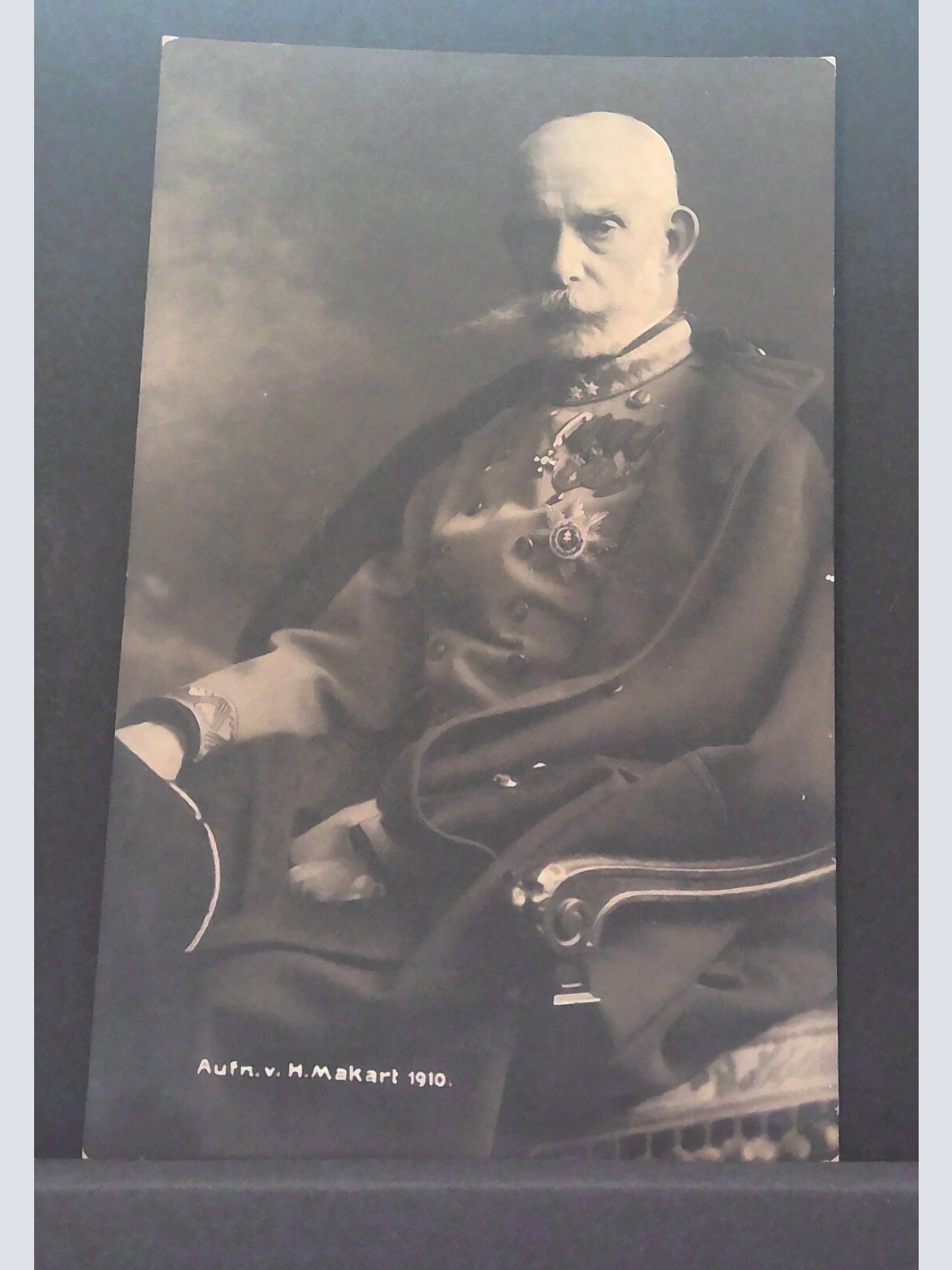 Porträt Militär unbekannt Aufname von H Makart 1910 JW 500296 C