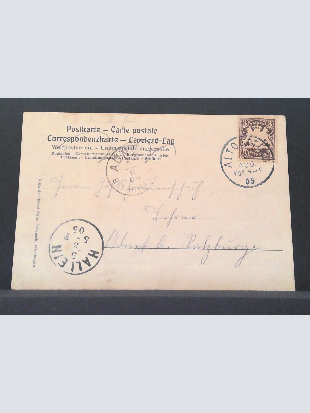 Altötting Heilige Kapelle und Pfarrkirche Tiefdruck JW 500254 C