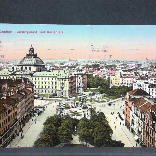 München Justizpalast und Karlsplatz 20016 jw J