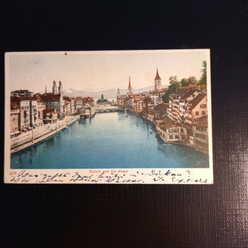 Zürich und die Alpen 410519 gr