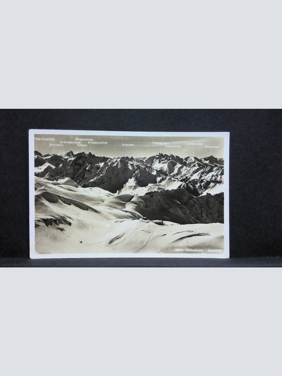 Nebelhorn Ausblick Marchspitze Kreuzeck Krottenkopf 140408 jw J