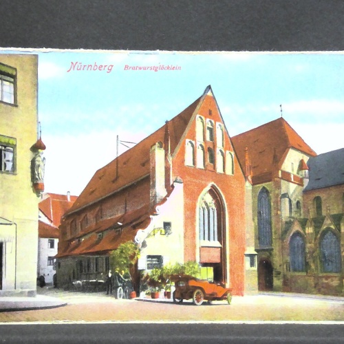 Bratwurstglöcklein Nürnberg Fahrrad Automobil 20029 jw J