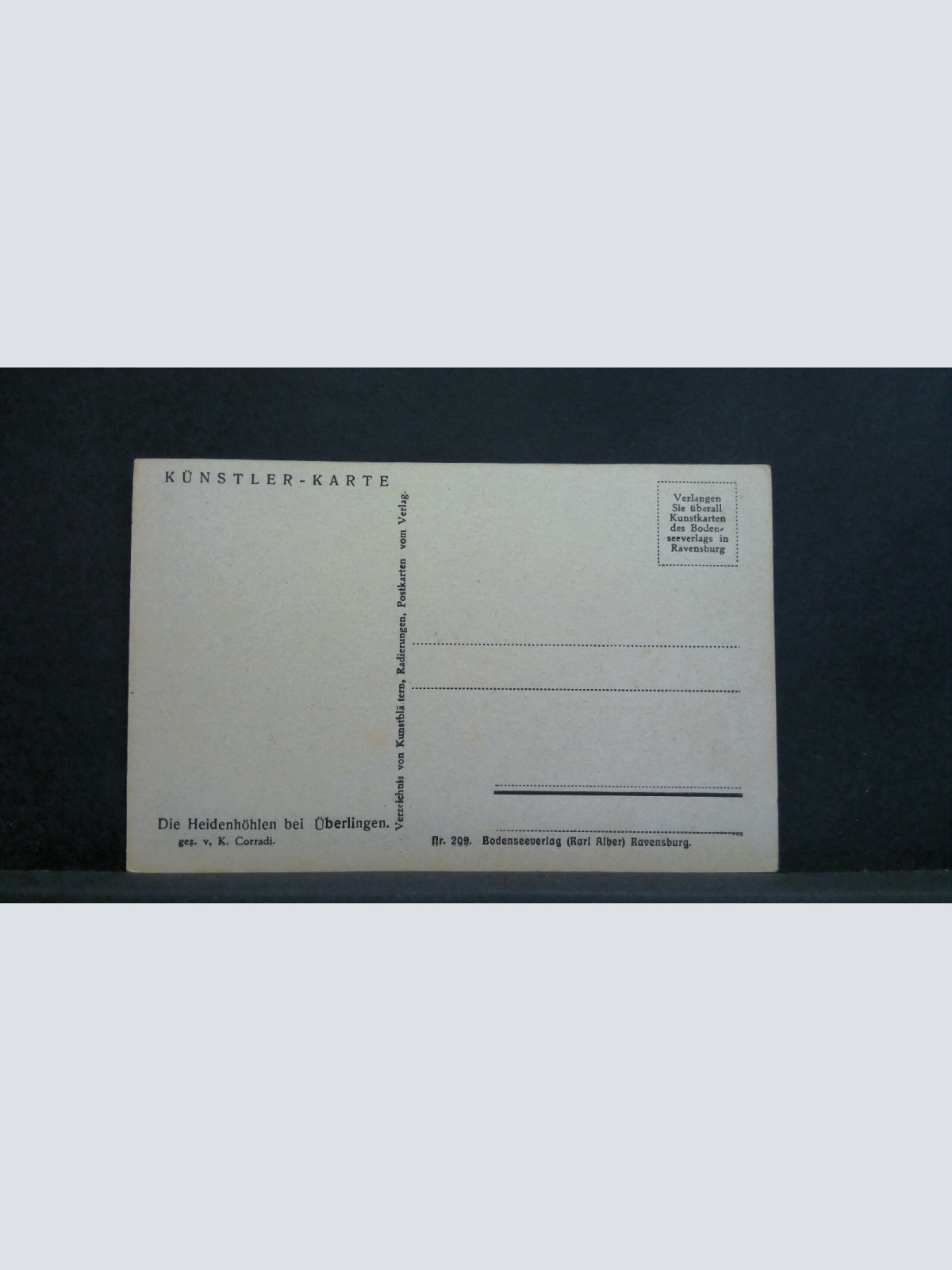 Die Heidenhöhle bei Ueberlingen Gemälde 82012 jw J