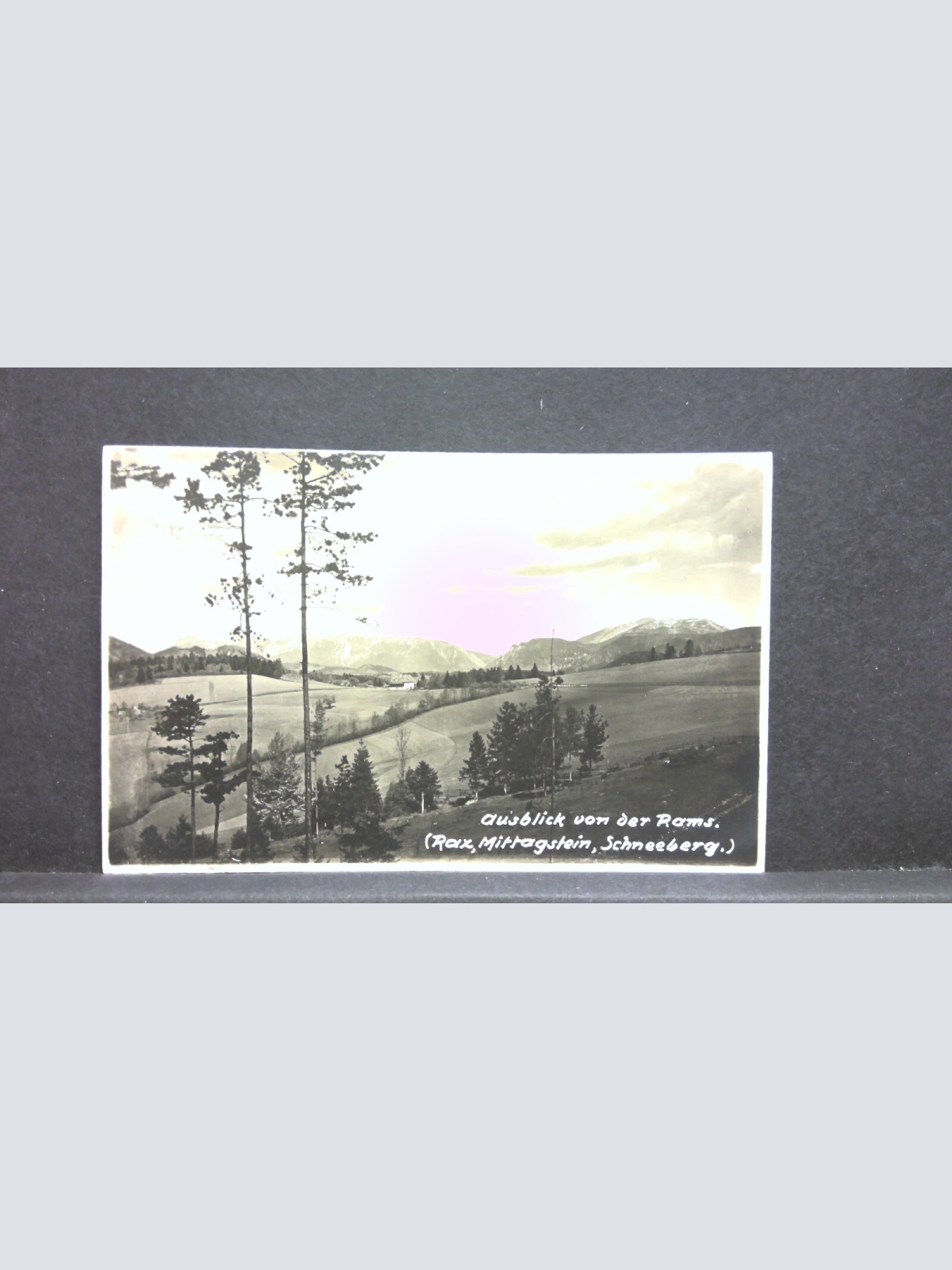 Ausblick von der Rams Rax Mittagstein Schneeberg 40063 jw J