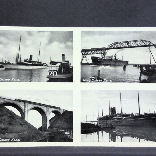 Nord-Ostsee Kanal Schiffe Brücke Eisenbahn 4006641 jw J