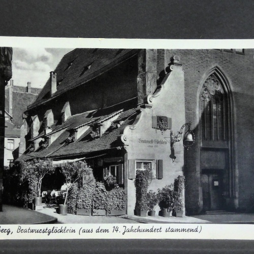 Bratwurstglöcklein 14. Jhd Nürnberg 40105 jw J