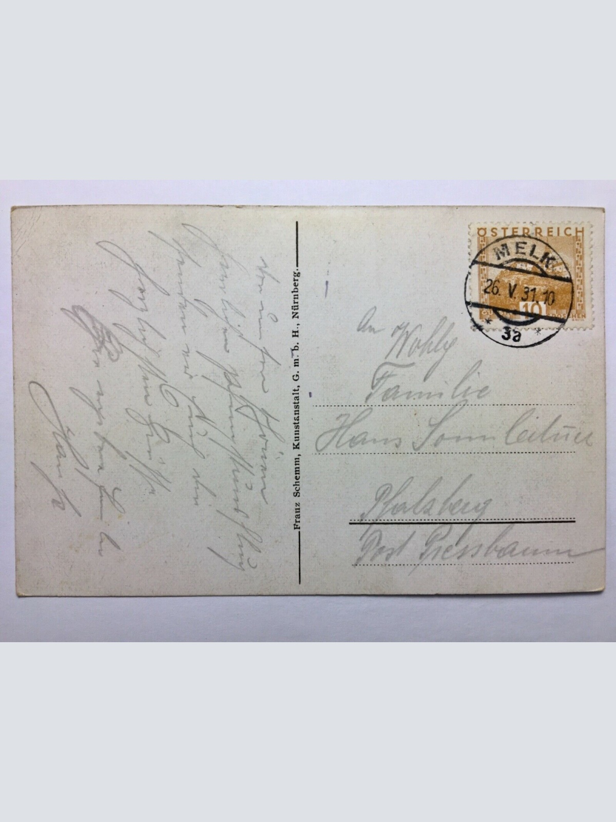 Gruss aus Maria Taferl - Wallfahrtskirche und Schiff 30119 TH ShNö