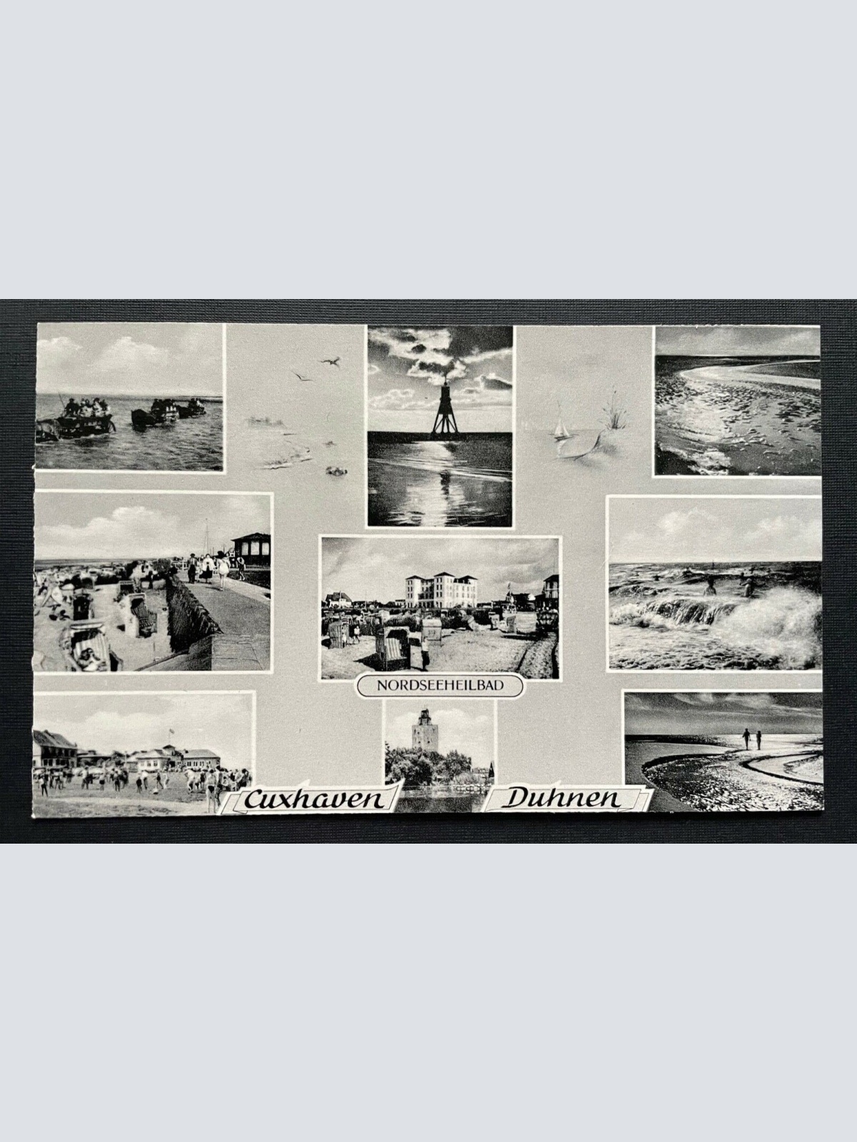 Nordseeheilbad Cuxhaven Duhnen Collage Stadt Niedersachsen Deutschland 401048 A