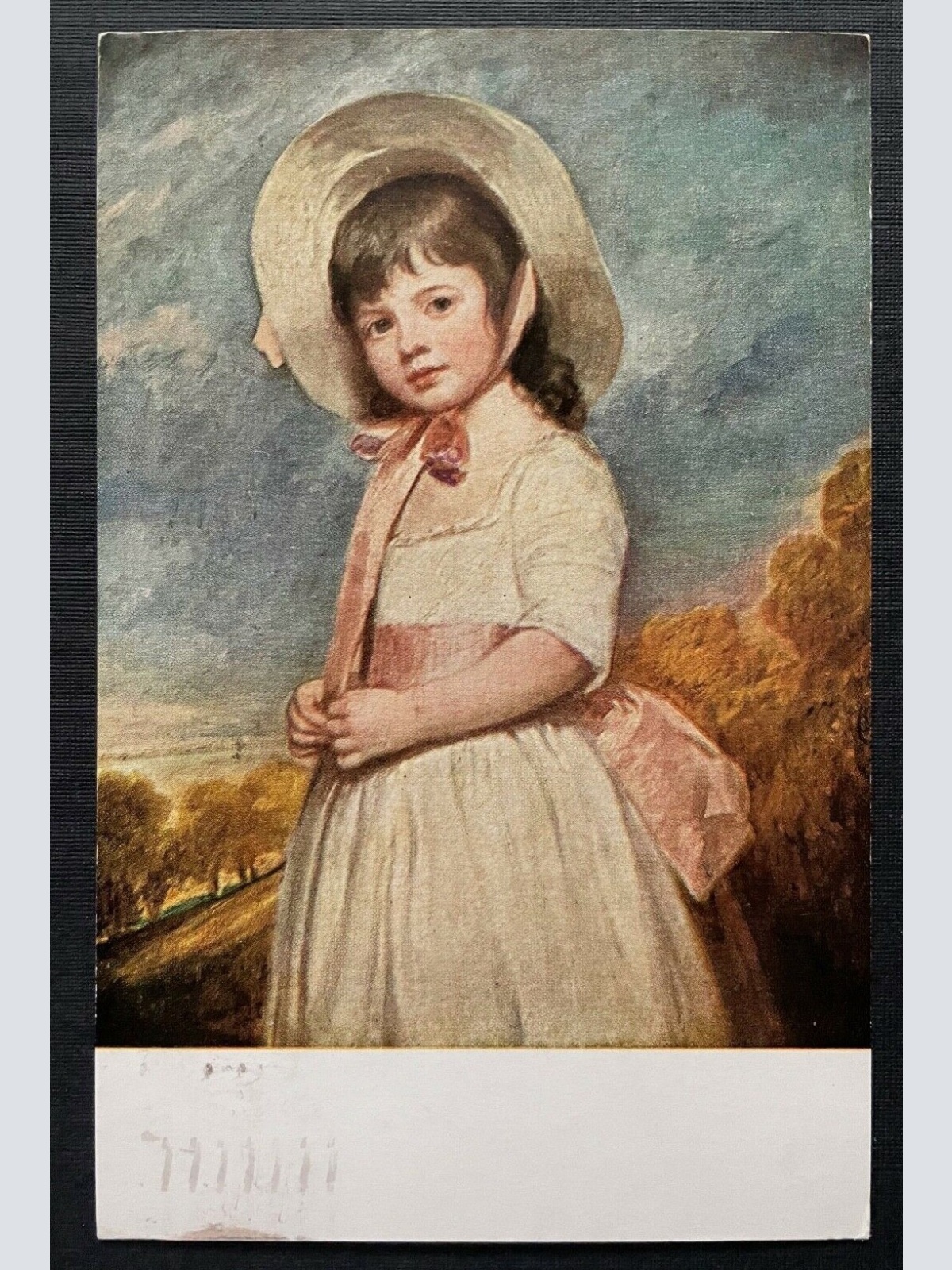 Miss Willoughby Kind Kleid Hut Bild Romney Gallery Washington DC USA 401040  A