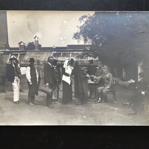 Essensmarken-Ausgabe - Soldaten - Vater mit Kind 270072 TH