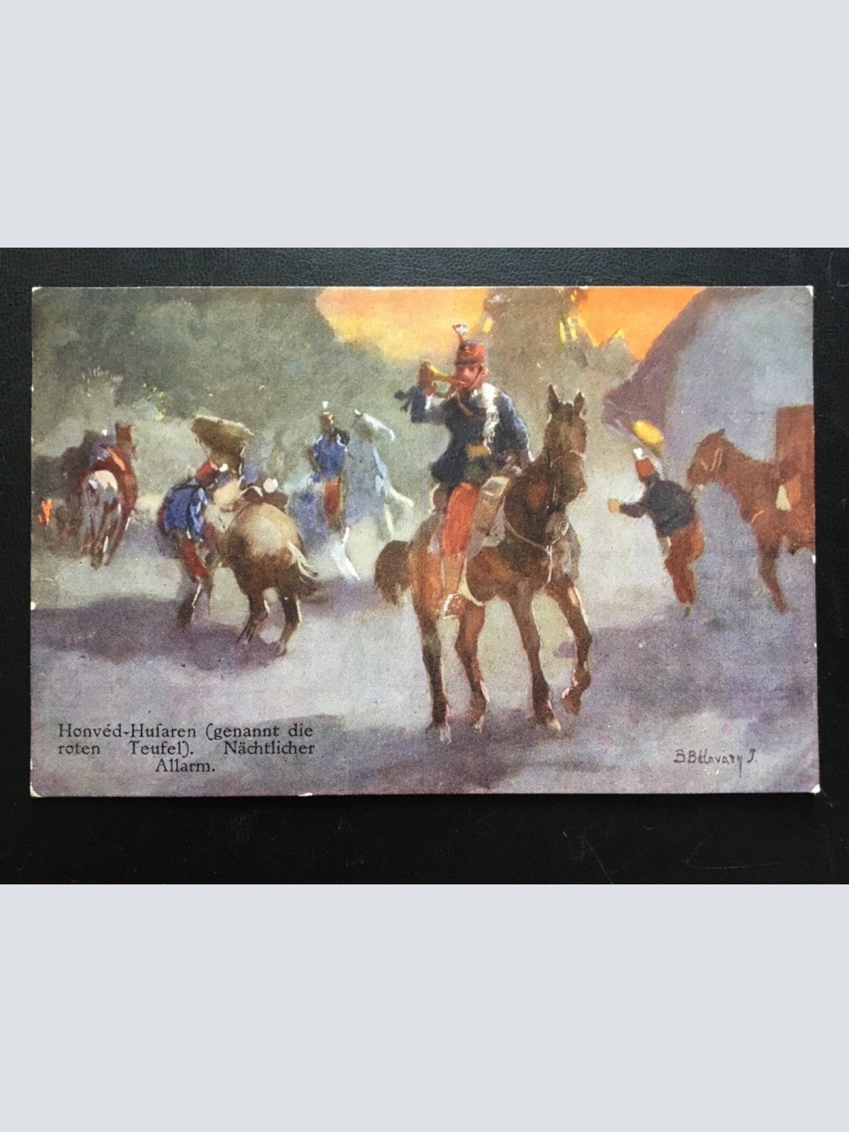 Honved-Husaren Rote Teufel (B.Belavazy) - Nächtlicher Alarm 270015 TH