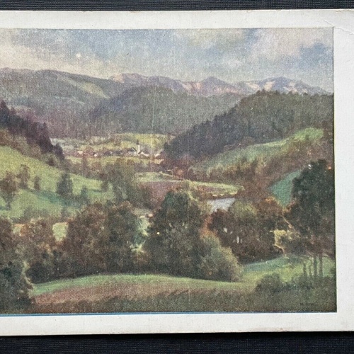 Ybbstal Göstling Ort Kirche Wald Gebirge Bild M.Ragg Niederösterreich 401028 A