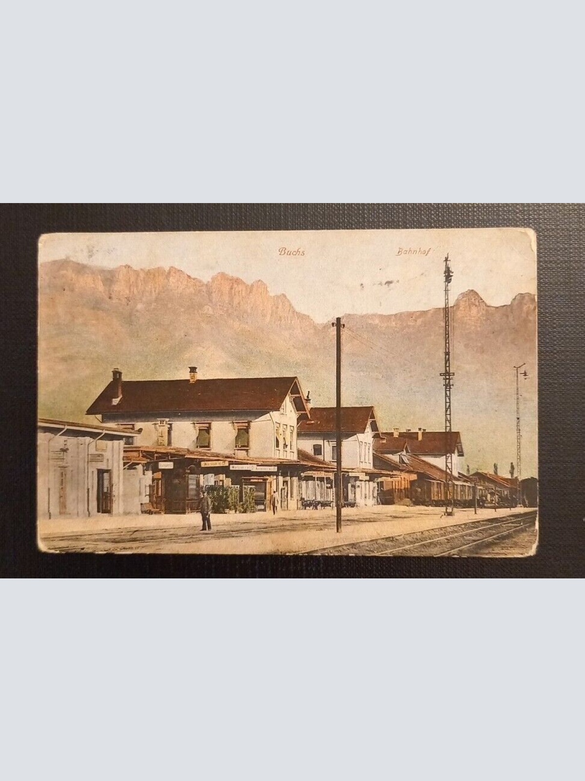 Ansichtskarte Schweiz St. Gallen Buchs Bahnhof 800051 Ga