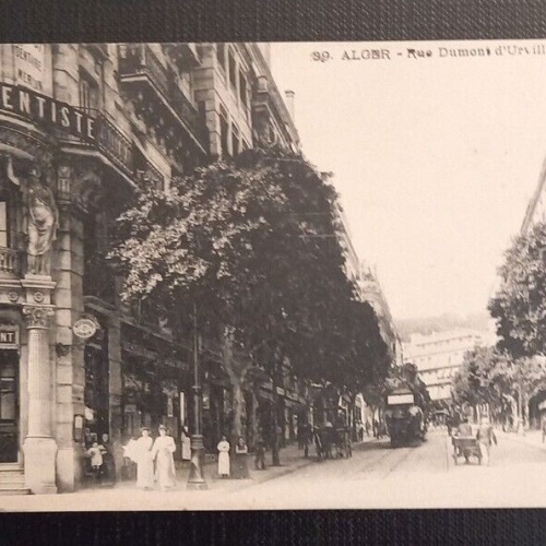 Ansichtskarte Alger Rue Dumont D' Urville E.D. 800075 Ga E
