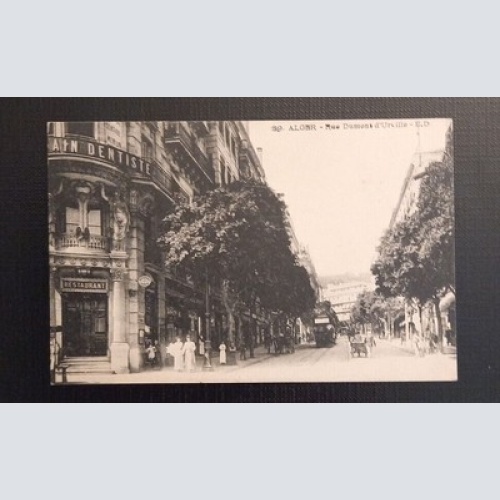 Ansichtskarte Alger Rue Dumont D' Urville E.D. 800075 Ga E