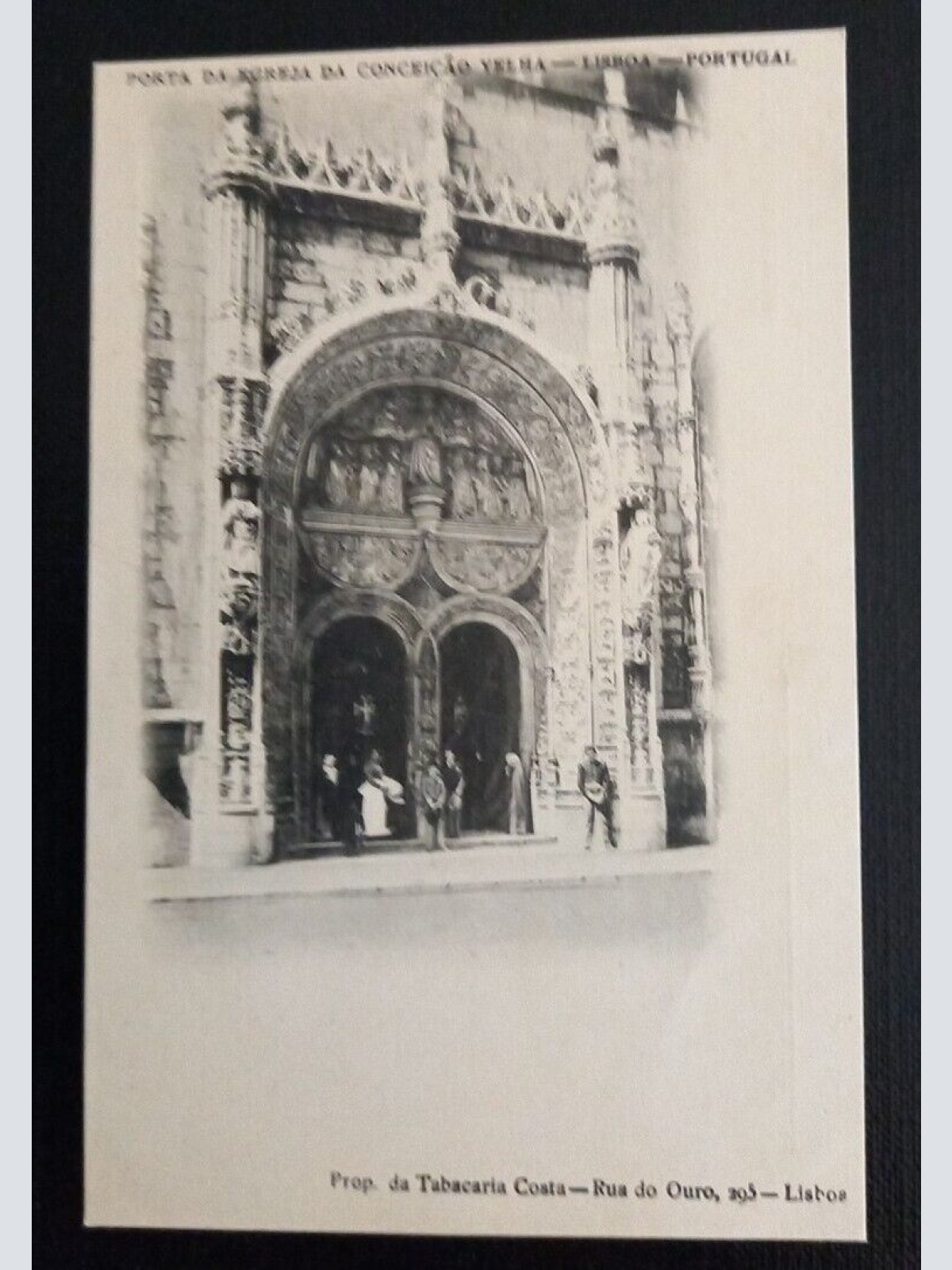 Porta Da Egreja Da Conceicao Yelha Lisboa Portugal 800077 Ga E