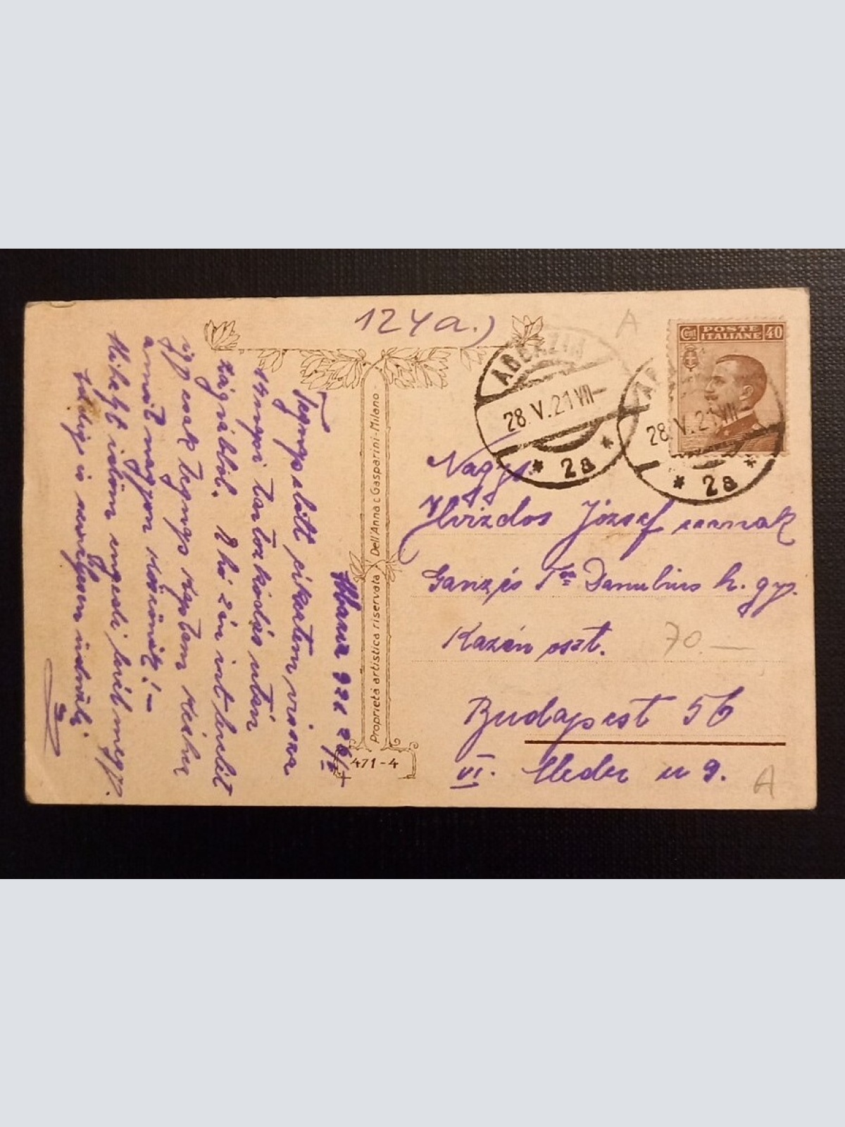 Dame mit Hut und Windhund 800057 Ga E