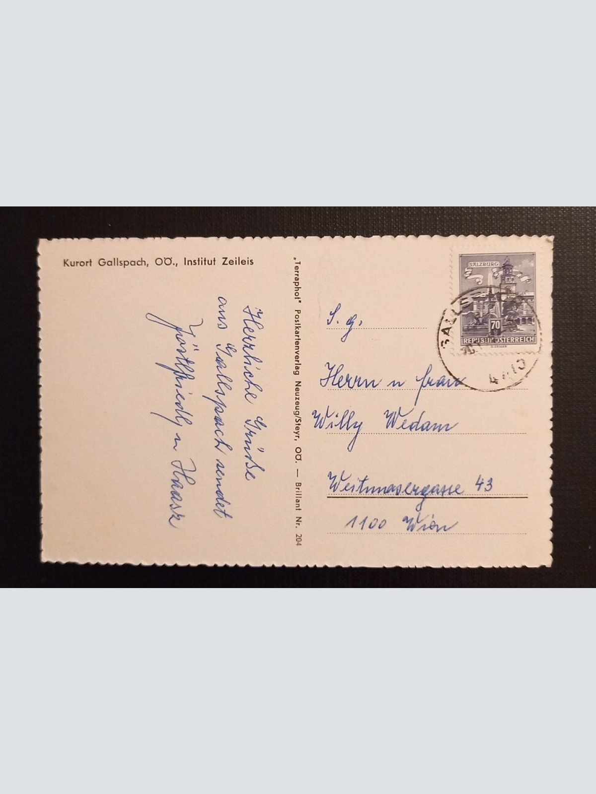Kurort Gallspach Österreich 600000A gr D