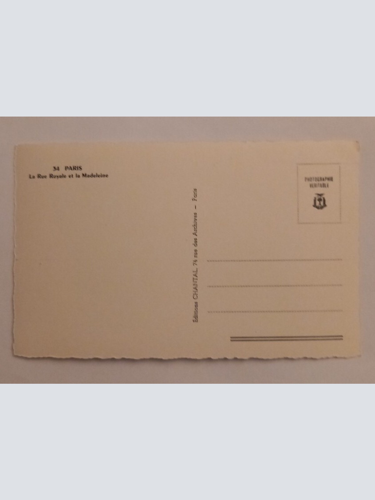 Paris Frankreich 600022A gr D