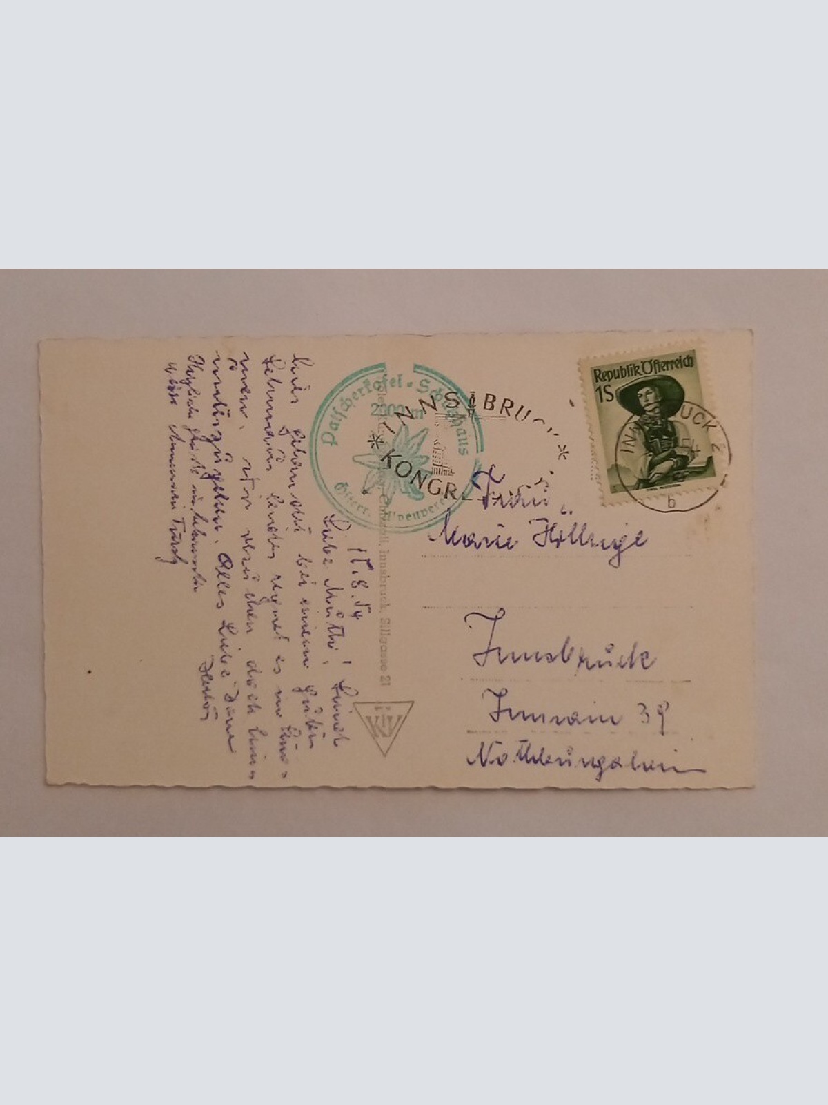 Patscherkofelschutzhaus Österreich 600034A gr D