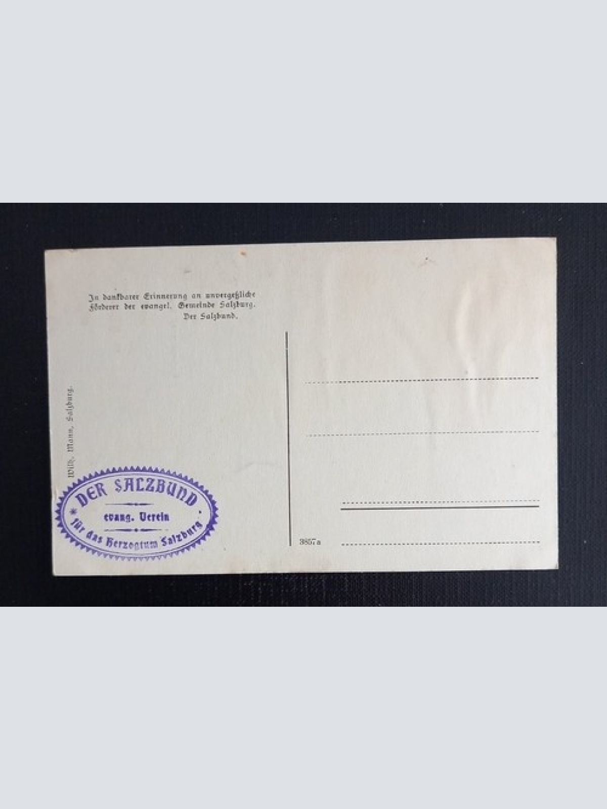 Salzburg Der Salzbund Evang.Verein 650142 G