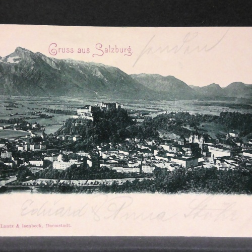 Gruss aus Salzburg Hohensalzburg und Umgebung JW7170