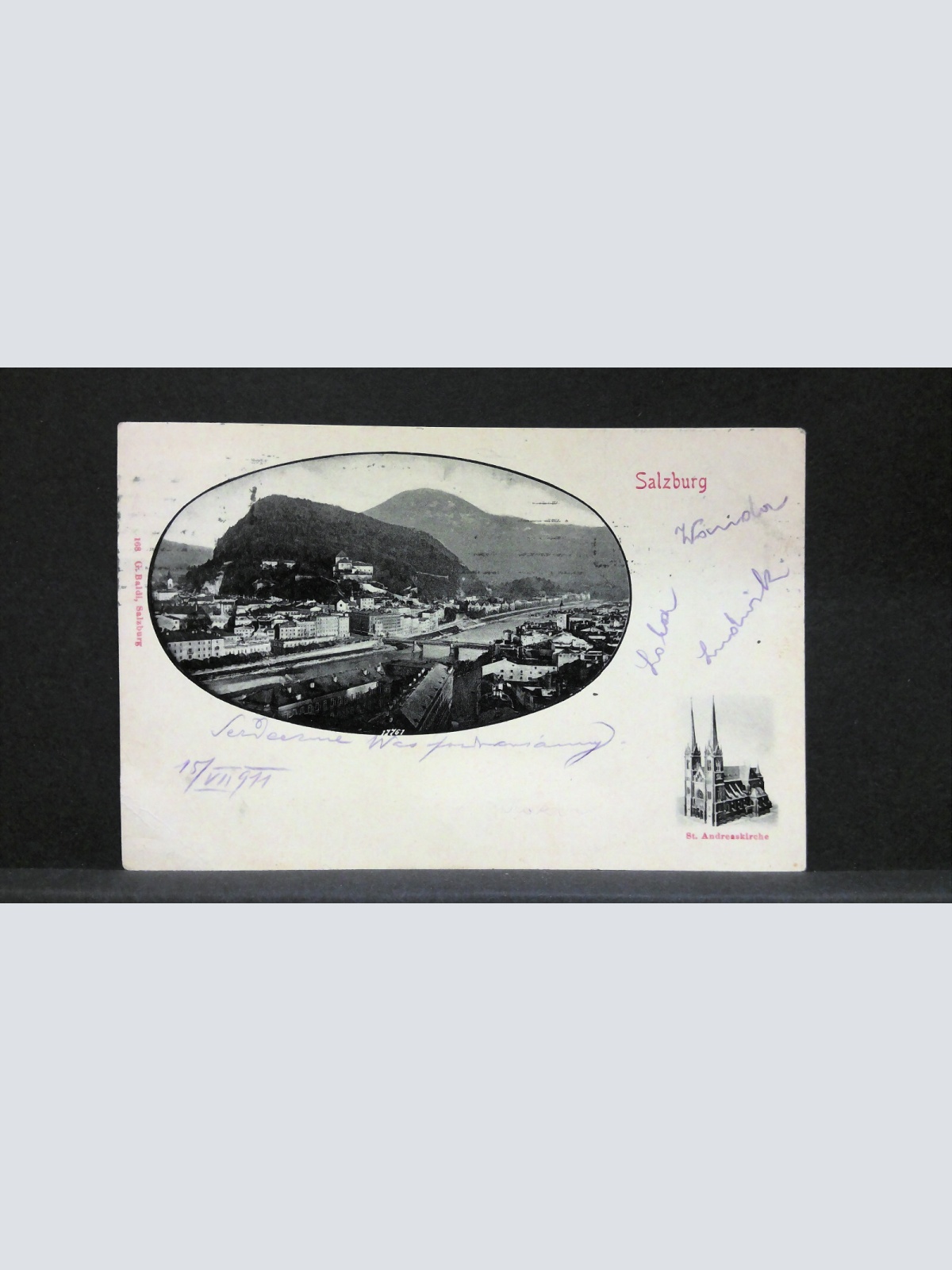 Salzburg Kapuzinerberg St Andeaskirche JW165608