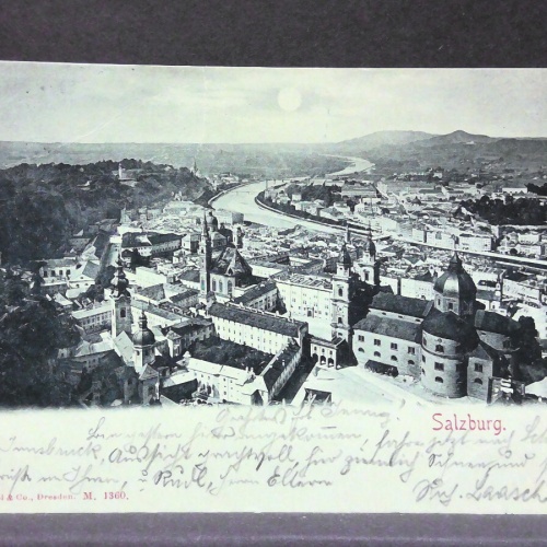 Salzburg Mondkarte Berge Salzach JW734