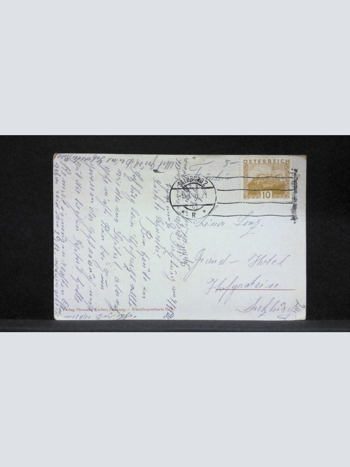 Salzburg St Peter Friedhof Zeichnung Künstlerkarte JW165735