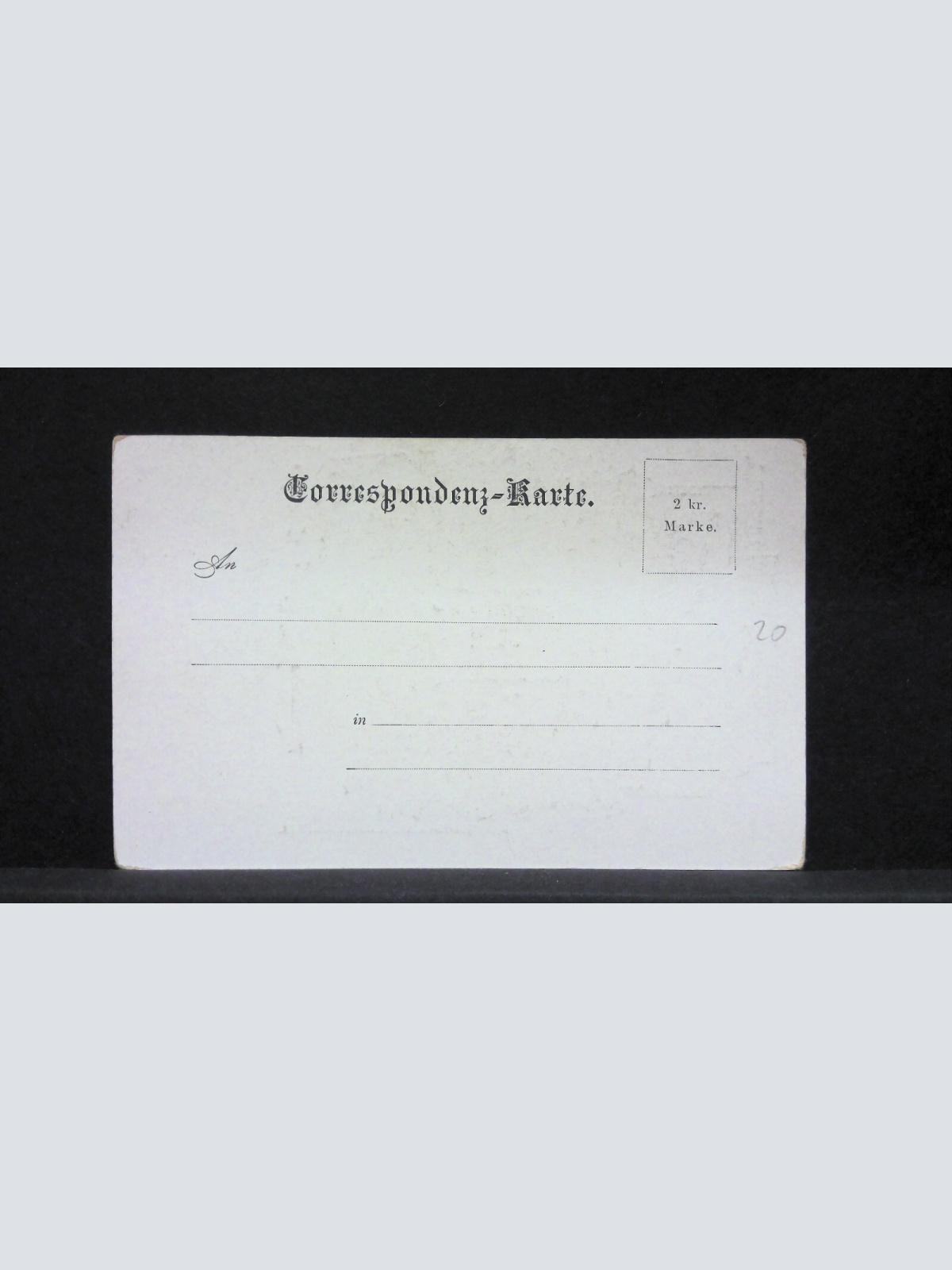 Gruss aus Salzburg Pferdeschwemme Zeichnung JW165778