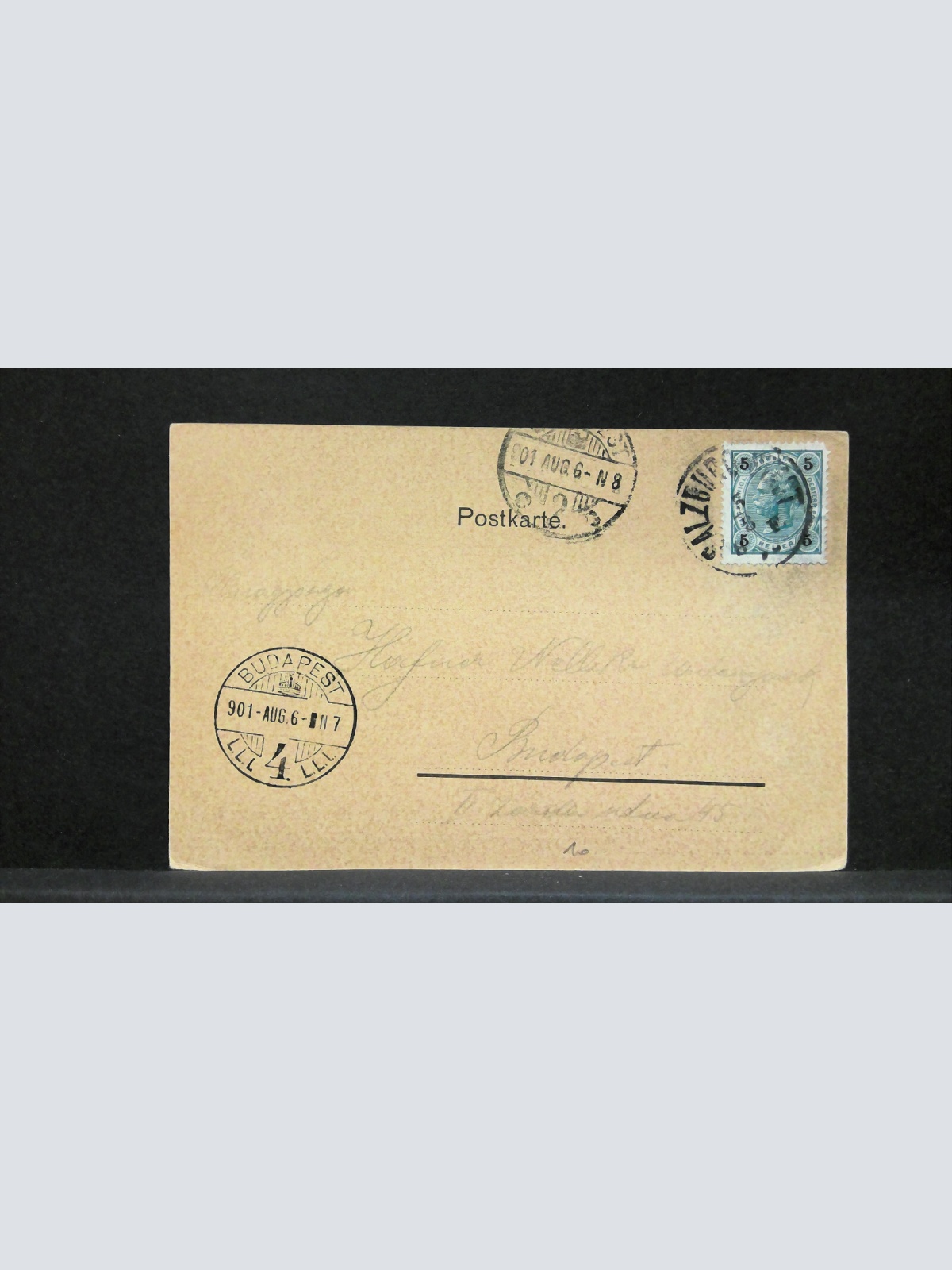 Salzburg Neuthor Zeichnung Künstlerkarte JW165729