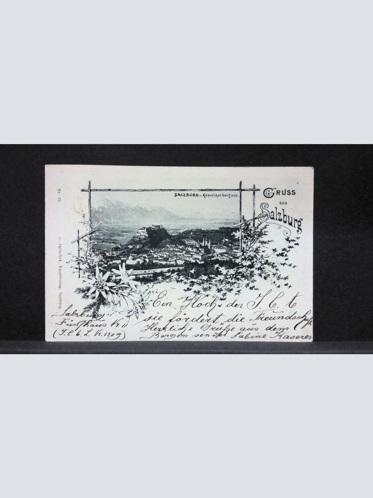 Salzburg vom Kapuzinerberg aus JW23456