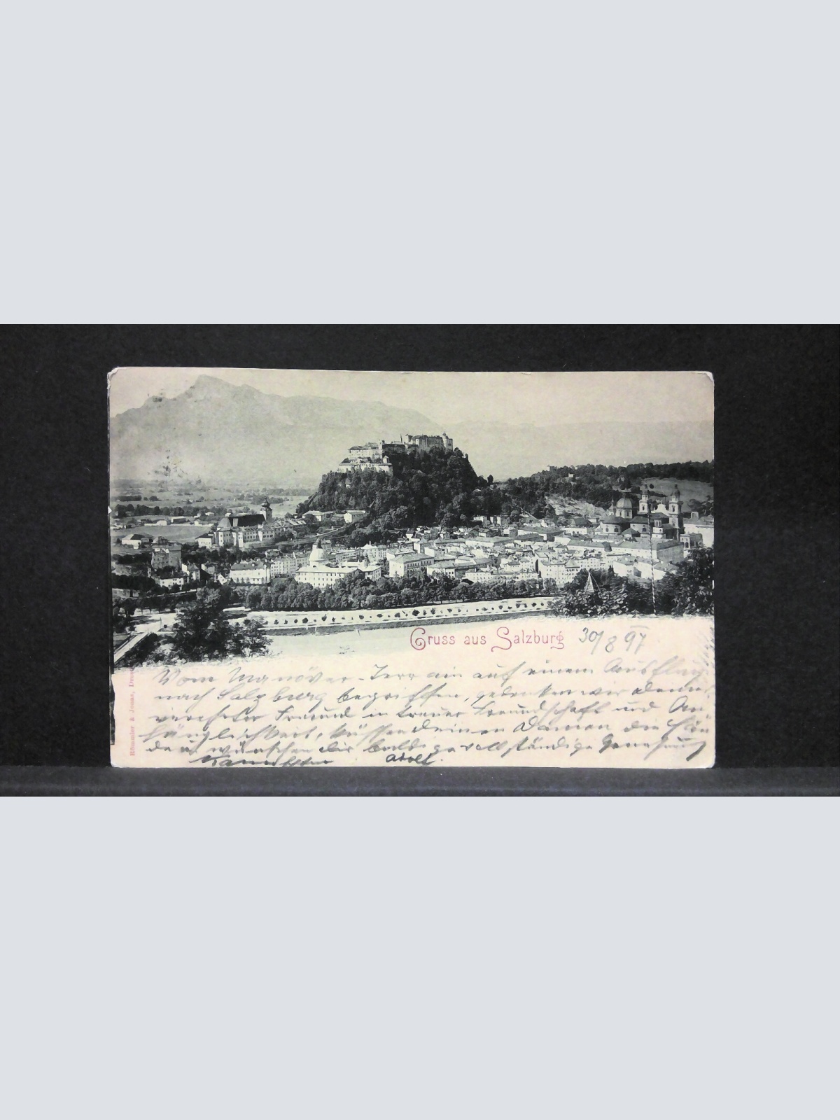 Gruss aus Salzburg  Schloss Hohensalzburg 1897 289131