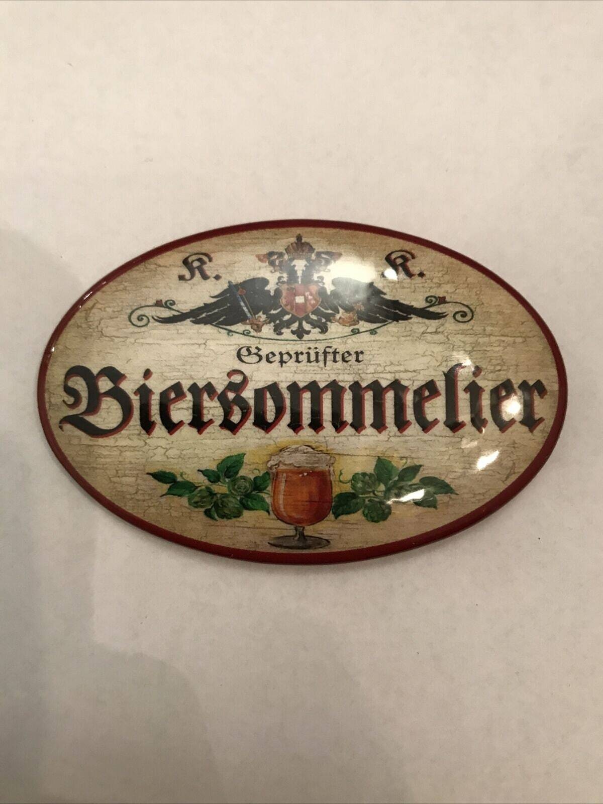 K&k nostalgie flaschenöffner magnetisch biersommelier 7x4,5cm
