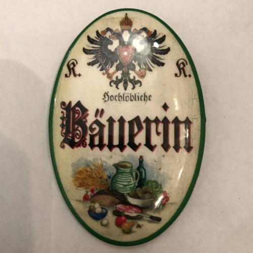 K&k nostalgie flaschenöffner magnetisch bäuerin 7x4,5cm