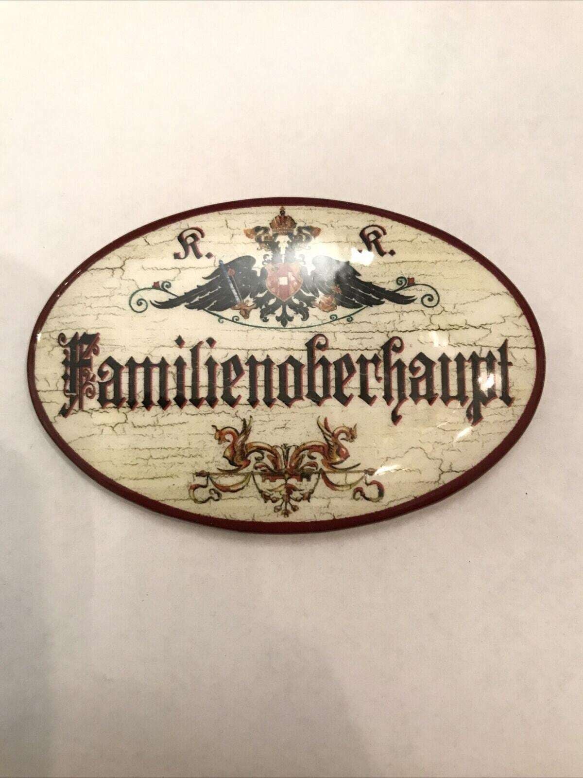 K&k nostalgie flaschenöffner magnetisch familienoberhaupt 7x4,5cm