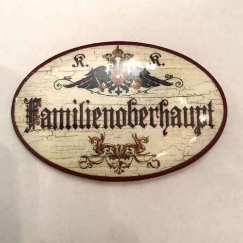 K&k nostalgie flaschenöffner magnetisch familienoberhaupt 7x4,5cm