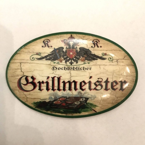 K&k nostalgie flaschenöffner magnetisch grillmeister 7x4,5cm