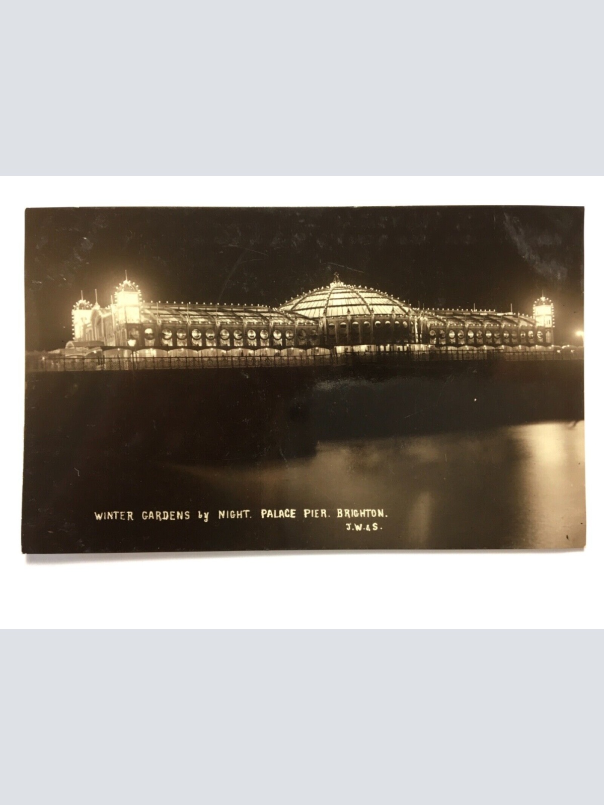 Brighton - Winter Gardens by Night - Palace Pier - Bei Nacht - England 40228 TH