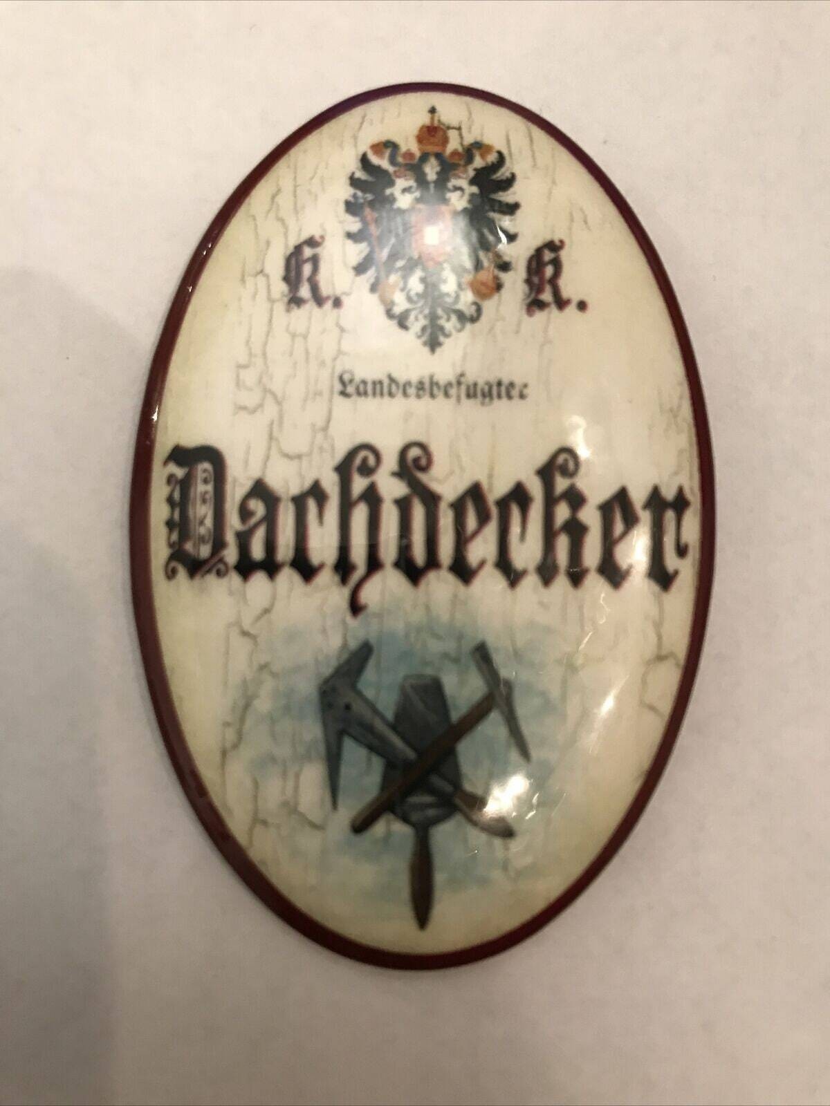 K&k nostalgie flaschenöffner magnetisch dachdecker 7x4,5cm