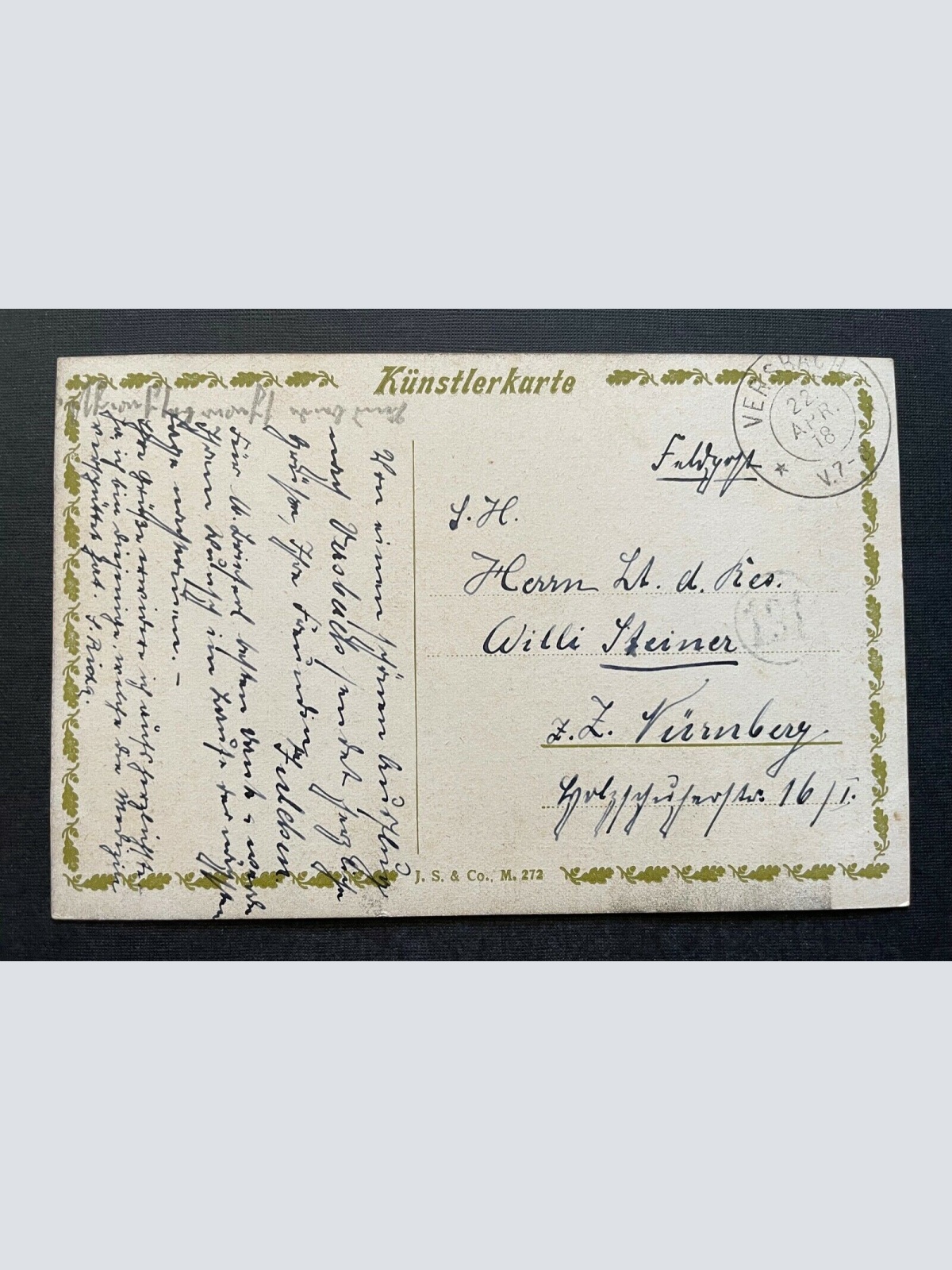 Malerei Bild Baum Schäfer Schafe Wagen Brücke Bach Künstlerkarte 402390 TH