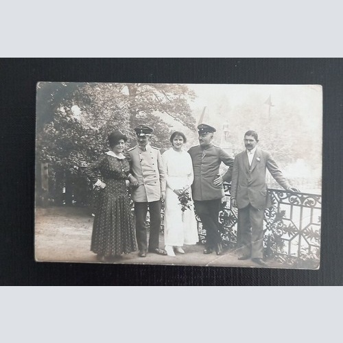 Hochzeitspaar Uniform Soldaten Karlsbad  5266 Ga G