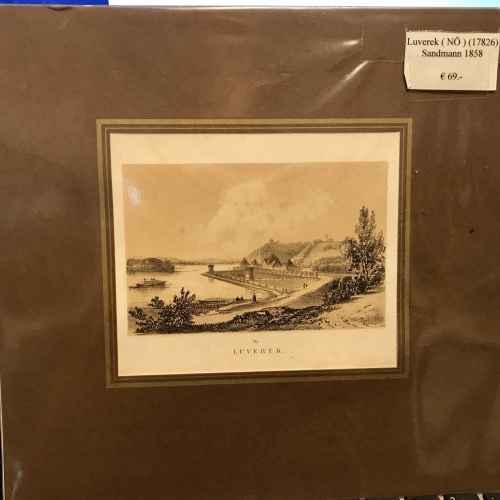 Original Tonlithographie von Sandmann um 1858, Echtheitsgarantie, Luverek,300024