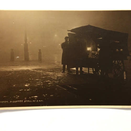 London - A Coffee Stall at 2 AM - Kaffeestand bei Nacht - England 40195 TH
